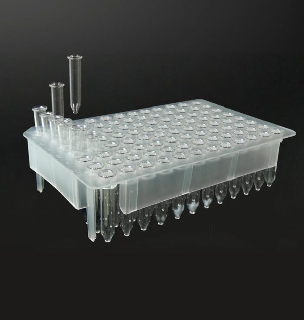 10178 Select-A-Vial, Clear Conical Glass Inserts in Racks Only