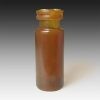 11242 11mm Amber Crimp/Snap Plastic MicroVials with 100µL Glass Inserts