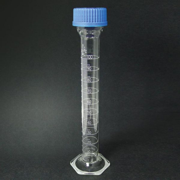 14245 100ml Glass Graduated Cylinder with GL45 Thread