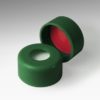20044G-CASE 11mm Green Snap Caps with Silicone/PTFE Liners