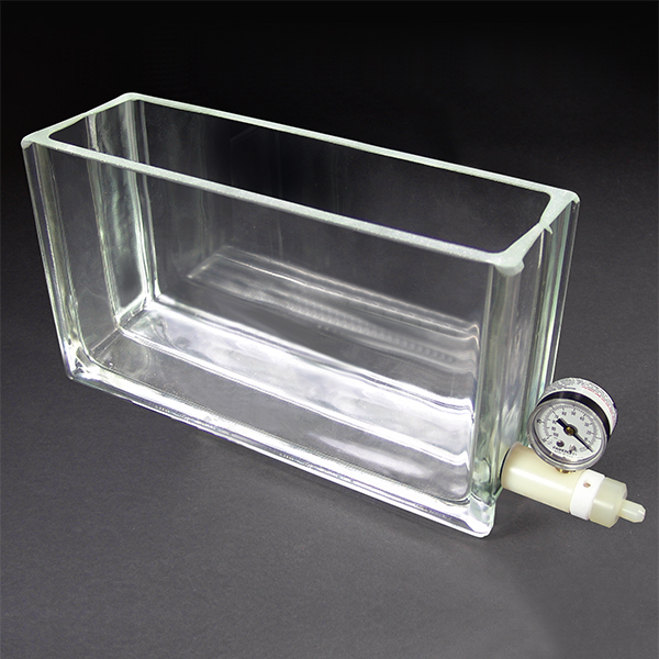 Vacuum Gauge Valve & Glass Blocks
