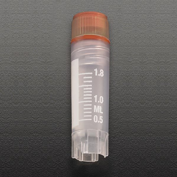 23012 Sterile 2mL Cryovials w/ Internal Threads and Cap w/ Red Silicone O-ring