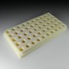 50-Well Flat Bottom Base Plate for MicroCentrifuge Vial Storage and Transfer