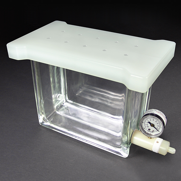 Cover, Gasket, Valve & Glass Chamber for 10 Position Flash Vacuum Manifold System