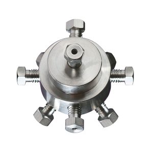 SS 8 Inlet Manifold for 1/16" Tubing