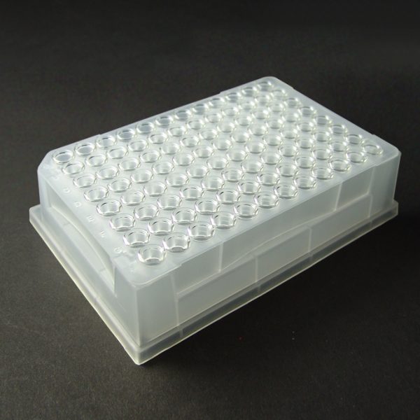 27350 Select-A-Vial Clear Conical Glass Inserts in Rack and Base Tray