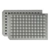 29660 Resealable PFTE/Silicone Square 96-Well Cap Mat, good with aggressive solvents and shaking
