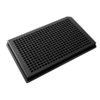 38465B 384-Well Collection Plate, 65µL, Round Openings, Black