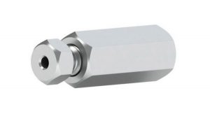 415874 SS Adapter, 0.040" ID, 10-32 to M6