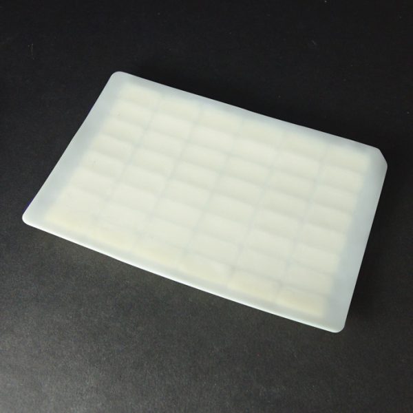 48010CM Pierceable Santoprene Cap Mat for 48-Well Plates, White