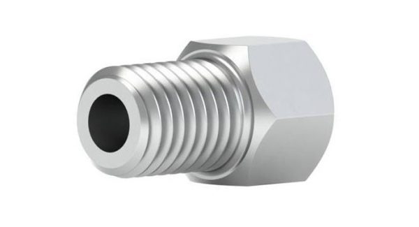 52235X Male nut for 1/8" OD Tubing, 1/4-28 port