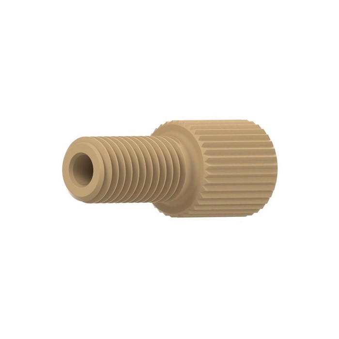 59230 PEEK® Flangeless Male Nut for 1/16" OD Tubing, 1/4-28