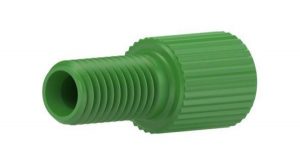 59305X Delrin® Flangeless Male Nut for 1/8" OD Tubing, Green