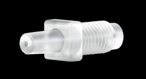 59605 Delrin® Slip Style Luer Adapter - Male Luer to 1/4-28 Male