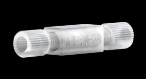 59630 Tefzel® ZDV Union Assembly for 1/16" Tubing, 1/4-28 Threads