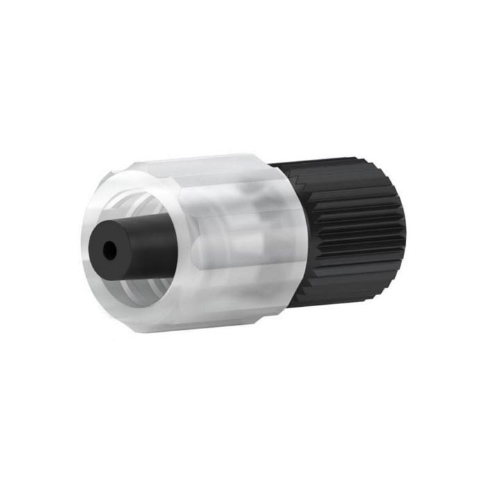 59657 Quick Connect Luer Adapter - Male Luer To M6 Female, Black