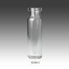 62282-3 20mm, 6mL, 22 x 46mm Clear Borosilicate Glass Crimp Head Space Vial with Beveled Top and Round Bottom