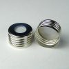18mm Magnetic Screw Cap with Teflon® Liner, 0.010”