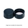 9mm Solid Black Cap with PTFE/Silicone Liner