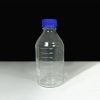 805545 Canary-Safe Duran GL45 Lab Glass Bottle, Plastic Coated, with Stock Screw Cap & Pour Ring