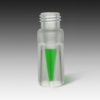 88275 9mm, 12 x 32, TPX Wide Mouth Twist MicroVial with Built-In 100-300µL Volume Insert