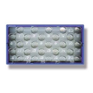 Stackable Vial Rack/Insert Tray, 25 Position for 12mm Vials (9000 ...