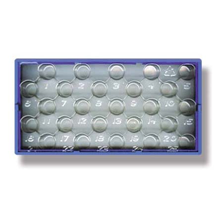 9000 Stackable Vial Rack/Insert Tray, 25 Position for Vials