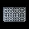 955011 Wide Mouth Round Silicone/PTFE Cap Mat, Shallow Plug, Wider Surface Area