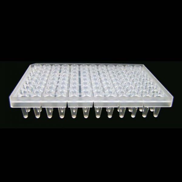 96-9625 Raised Rim PCR Plate, 3mm Rim Around Each Well, Alternative to Corning Plate