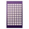 961202 Adhesive Sealing Film, Teflon (PTFE), Square 96-Well Pattern, Ultra Thin, Scored Pre-slit, Purple