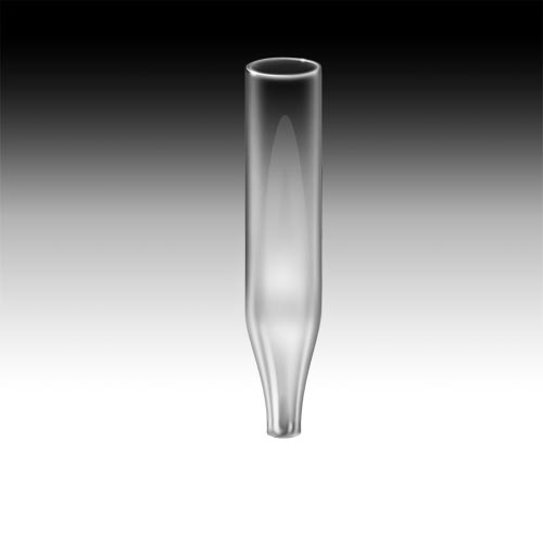 96305 Clear Glass Tapered, Flat-Bottom Inserts