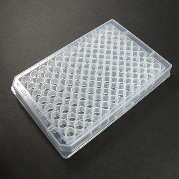 96355 PP 96-Well Collection Plate with V-Shaped Well Bottoms, Clear