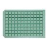 963725 Square Well Cap Mat with Molded Silicone/PTFE Liner, good for long-term storage at -80C