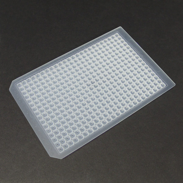 96384 384 Well Molded Soft Silicone Cap Mat, Clear