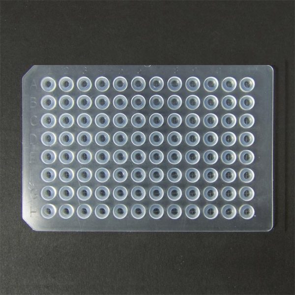 964075 Clear Pre-Slit Ultra Thin Soft Silicone/PTFE Round Well Cap Mat