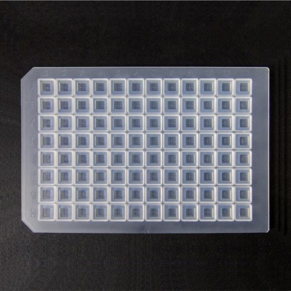 964085 Clear Ultra Thin Pre-Slit Square Cap Mat, Soft Silicone/PTFE