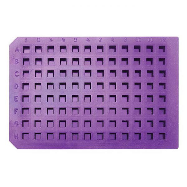 965008 Mighty Mat Purple Ultra Thin Square Cap Mat Soft Silicone/PTFE