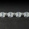 Clear PP Flat Caps for 600µL PP Tubes, Strips of 8 - Pierceable - Image 2