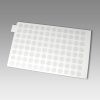 96893 Adhesive Sealing Film, Teflon (PTFE), Round 96-Well Pattern, White