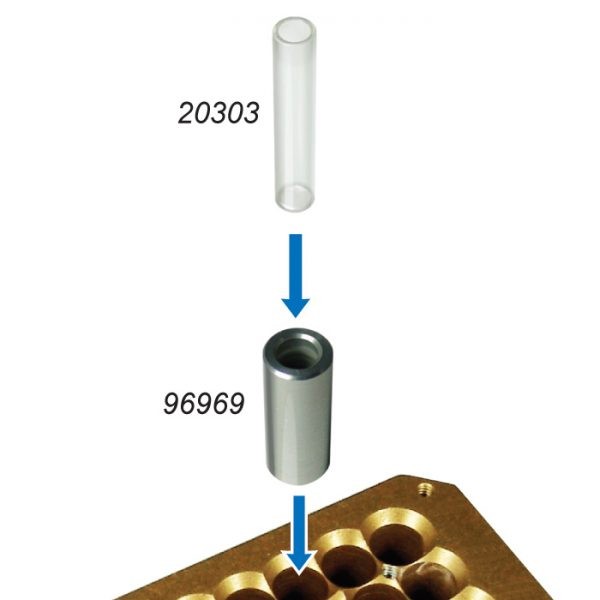 96969 Anodized Aluminum Spacers for 5 x 31mm Inserts