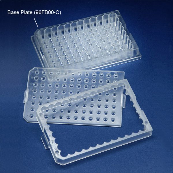 96FB00-C Clear Base Plate for 96-Well Flexi-Tier Block
