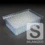 1.0mL Silanized Amber Glass Conical Vials in Vial Loader