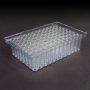 1.0mL Flat Bottom Clear Glass Inserts in Vial Loader