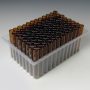 2.0mL Amber Glass Flat Bottom Vials in Vial Loader