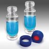 99290 Maximum Recovery - 9mm, 1.5mL Clear Tear Drop Screw Vials and Caps with Pre-Slit PTFE/Silicone Liners