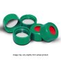 9mm Screw Caps with PTFE/Silicone Liners, Green