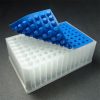 99890 Blue Opaque Pre-Slit Silicone/PTFE Cap Mat for TrueTaper® Plate and 1mL Tapered Vials