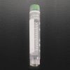 ADV2412 Sterile 4mL Cryovial w/ Internal Threads and Cap w/ White Silicone Washer