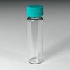 Vial Kit: 8mL (2 Dram) 17 x 60mm Clear Borosilicate Glass Screw Vials with Solid Teflon® Lined Screw Caps