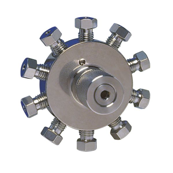 Keyed SS 10 Port Replacement Valve